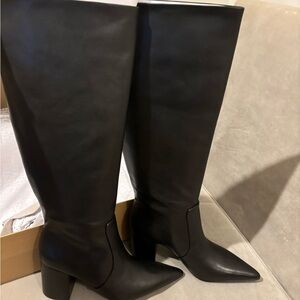 Steve Madden Black Heeled Boots